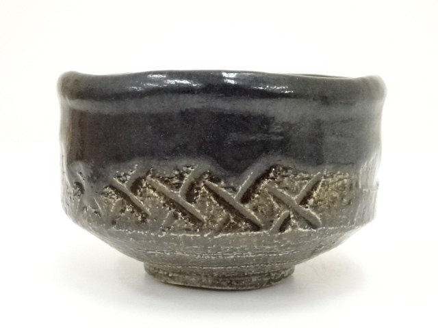 道具 ] - 道具 福井楽印造 織部黒茶碗（共箱） | ネットショップ圭